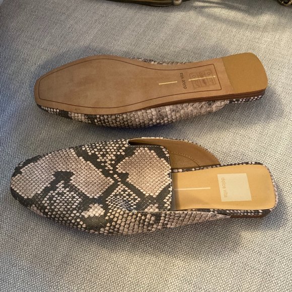 Dolce Vita Snakeskin Mules SZ 8 - Picture 3 of 4